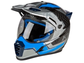 Krios Pro Carbon Adventure Helm Ventura Electric Blue