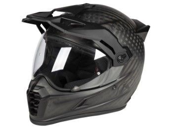 Krios Pro Carbon Adventure Helm matt schwarz