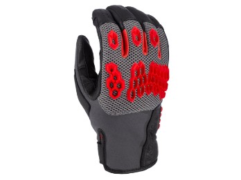 Klim Baja S4 Handschuhe black/fiery-red schwarz/rot Adventure Enduro MX
