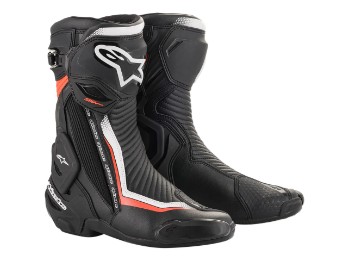 Alpinestars SMX Plus V2 boots black/white/fluo-red