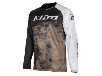 Klim XC Lite Jersey Corrosion Warm Gray schwarz/braun Motorcross Enduro Shirt