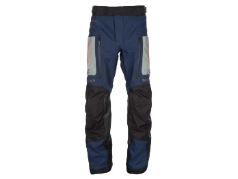 Klim Carlsbad GTX Gore-Tex Hose Dress Blues - Red Oxide blau 2-Lagen-Laminat wasserdicht
