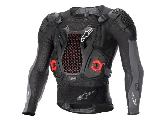 Alpinestars Bionic Plus v2 Jacket Protektoren Hemd Jacke schwarz/anthrazit/rot