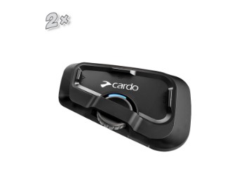 Cardo Freecom 2x Doppelset / Duo-Box Schwarz Bluetooth Headset Motorrad