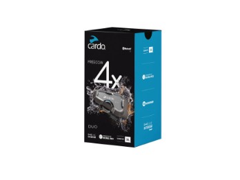 Cardo Freecom 4x Duo Box Black bluetooth headset for motorrcycle