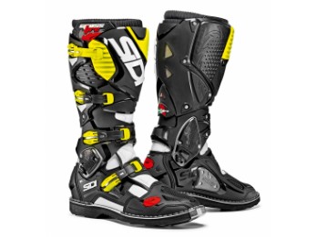 Sidi Crossfire 3 MX Boots black/yellow-fluo