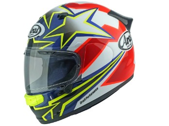 Arai Quantic Star & Stripes Red Motorrad Helm