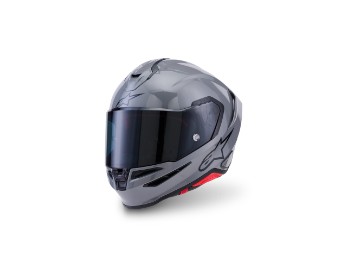 Alpinestars S-R7 Helm ECE06/DOT gray glossy / grau glossy