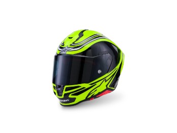 Alpinestars S-R7 Zeal Helm ECE06/DOT Yellow Fluo Black White neon-gelb/schwarz/weiss
