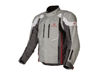 Stadler Transformer Jacke für Enduro / Offroad grau/weiß/rot Sommer