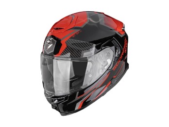 Scorpion EXO-GT SP AIR Carbon Atlas Helm schwarz/rot