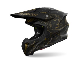 Airoh Twist 3 Titan matt-Schwarz/Bronze Motocross / Enduro Helm