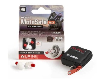 Alpine MotoSafe Race Gehörschutz für Motorradfahrer