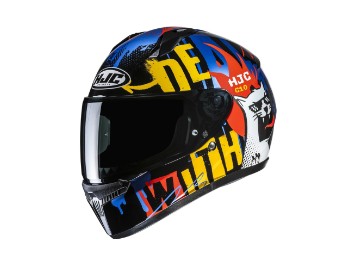 HJC C10 Hiper MC-1 rot Integral Helm