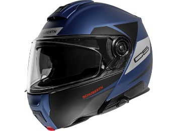 C5 Eclipse Blue flip-up helmet
