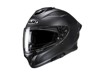 HJC C71 Helm matt-schwarz mit Sonnenblende