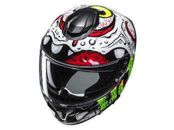 HJC C71 Squeeze MC-41 helmet with sun visor