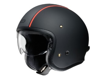 Shoei JO Carburettor TC-8 Jet-Helmet black/orange