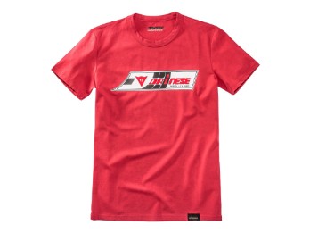 Dainese Speed Leather T-Shirt red