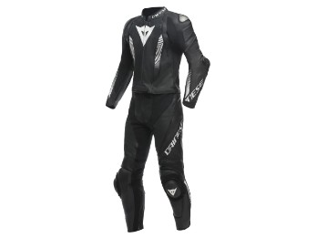 Dainese Laguna Seca 5 2-piece leather suit black/black/white
