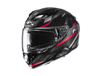 HJC F71 Carbon Esira MC-1 Motorrad Helm mit Sonnenblende Rot 