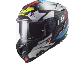FF327 Challenger C Sporty White Carbon Helm