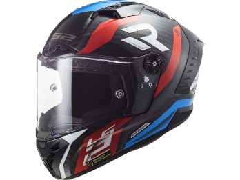 LS2 FF805 Thunder Carbon Supra Red/Blue Helm