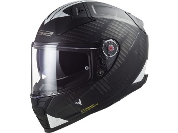 LS2 FF811 Vector 2 Splitter Black White helmet
