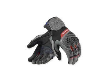 Revit Sand 5 Advenure Enduro Handschuhe grau/rot