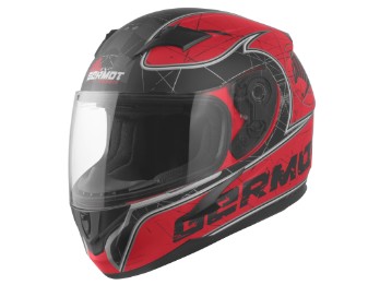 Germot GM 420 Junior Kinder Helm matt-rot/schwarz