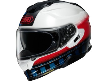 GT-Air 2 Tesseract TC-10 weiss rot Helm mit Sonnenblende