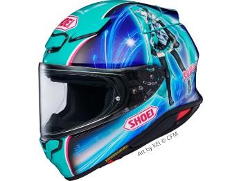 Shoei NXR 2 Hatsune Miku TC-4 Sport Helm