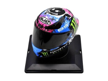 HJC Rpha Miniatur Quartararo Le Mans Special 2024 Replica Helm (Standmodell)