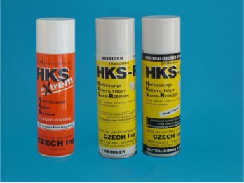 HKS Extrem Chain Spray & Cleaner / Neutralizer combo package 3 x 300ml