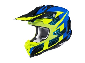 HJC i50 Argos MX-Helmet MC-23 Blue/Yellow