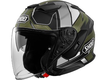 Shoei J-Cruise 3 Whizzy TC-11 grün Jet-Helm