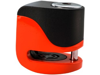 KOVIX KS6 Brems-Scheibenschloss / Alarmbremsscheiben Schloß für Roller oder Kleinkrafträde Pin 5,5mm orange