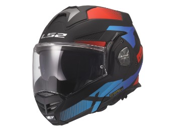 LS2 FF901 Advant X Nova Touring Klapp-Helm matt schwarz/rot/blau