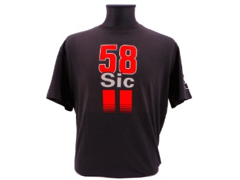 T-Shirt 58 SIC Marco Simoncelli Schwarz