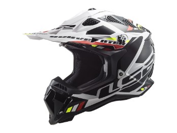 LS2 MX700 Subverter Evo Stomp MX Helmet White/Black
