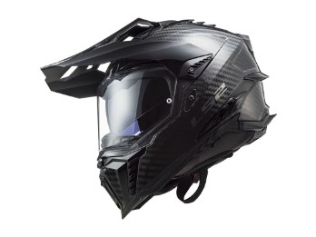 MX701 Explorer C Solid Carbon schwarz Adventure Helm