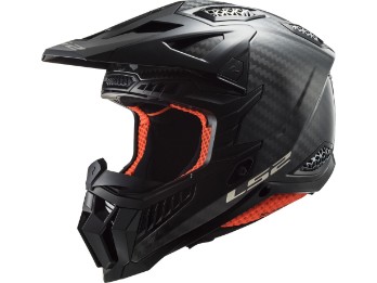 LS2 MX703 Carbon X-Force 06 Glossy Carbon MX Enduro Offroad Helm
