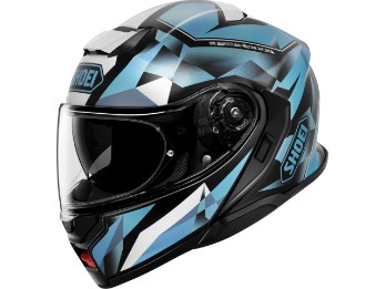 Shoei Neotec 3 Fragments TC-2 Klapp-Helm schwarz/blau/weiss