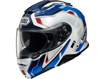Shoei Neotec 2 Respect TC-10 blue/red Flipup-Helmet