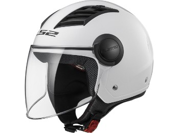 LS2 OF562 Airflow Jet Helmet White