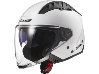 LS2 OF600 Copter Jet-Helm Weiß
