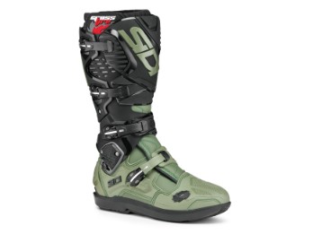 Sidi Crossfire 3 SRS Stiefel Motocross Enduro SuperMoto Army Black