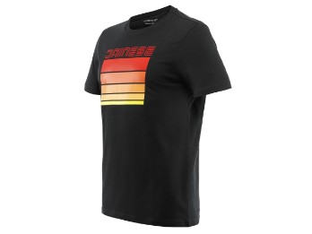Stripes T-Shirt Schwarz/Rot
