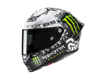 HJC RPHA 1 V2 Carbon Snow Diablo MC-10SF Racing Helm