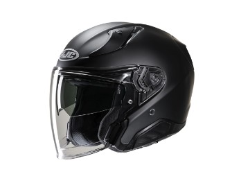 HJC Rpha 31 jet helmet matt-black with sun visor